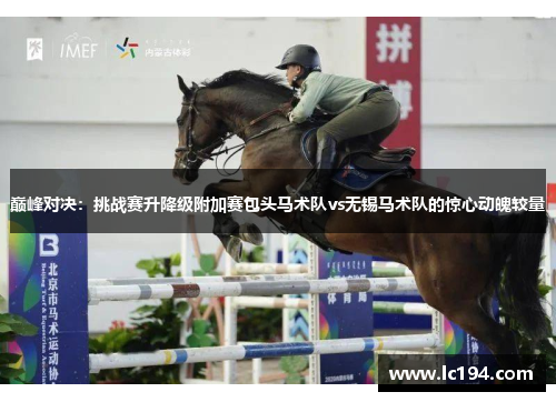 巅峰对决：挑战赛升降级附加赛包头马术队vs无锡马术队的惊心动魄较量